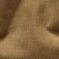 Poszewka szyta złota z tkaniny zaciemniającej typu dimout o naturalnym splocie, z efektem melanżu