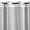 Firana biała o strukturze drobnego deszczyku 300x250 cm przelotka SONIA