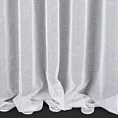 Firana szyta na taśmie 5 cm MARCIA biała z lekko połyskującej etaminy o gęstym splocie