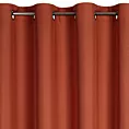 Zasłona ceglasta z matowej gładkiej tkaniny 140x250 cm przelotka - RITA