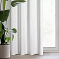 Zasłona welwetowa biała gładka 140x250 cm przelotka - PIERRE