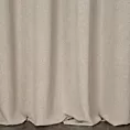 Zasłona beżowa o luźnym splocie w stylu cottage core 140x250 cm przelotka - LIDIA