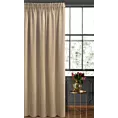 Zasłona welwetowa ciemnobeżowa gładka 140x270 taśma - SIBEL - Pierre Cardin