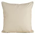 Poszewka na poduszkę 45x45 cm z gładkiej tkaniny wodoodpornej beżowa idealna do ogrodu i na taras GARDEN 5