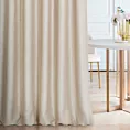 Zasłona szyta na taśmie 5 cm CANDY beżowa z tkaniny z strukturalnym spolotem