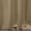 Zasłona welwetowa ciemnobeżowa gładka 140x270 taśma - SIBEL - Pierre Cardin