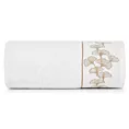 Ręcznik kąpielowy 50x90 cm bawełniany kolor biały,złoty z żakardową bordiurą 500 g/m2 BLANCA 10 Limited Collection