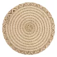 Podkładka na stół naturalna z juty średnica 38 cm GWEN w stylu boho