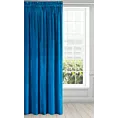 Zasłona welwetowa granatowa z połyskiem 140x300 cm na taśma - SAMANTA