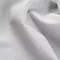 Zasłona szyta na taśmie 5 cm JULIETT srebrna z eleganckiej połyskującej tkaniny przetykanej lureksową nicią