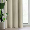 Zasłona welwetowa kremowa 140x250 cm przelotka - ROSA - Design 91