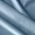 Poszewka szyta niebieska z miękkiej półmatowej tkaniny welwetowej