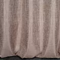 Zasłona szyta na taśmie 5 cm pudrowo różowa z tkaniny melanżowej przetykanej błyszczącą nicią