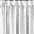 Firana biała z gładkiego matowego woalu 350x250 cm taśma LUCY