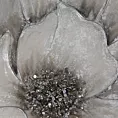 Obraz FLOWERY ręcznie malowany na płótnie kwiat z dodatkami cyrkoni