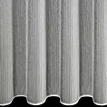 Firana szyta na taśmie 5 cm srebrna z delikatnej tkaniny typu deszczyk wykończona obciążnikiem