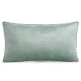 Poduszka 30 x 50 cm welwetowa ciemnomiętowa z kontrastującą lamówką GAJA 3