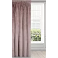 Zasłona pudrowo różowa z ekskluzywnego aksamitnego welwetu 290 g/m2 140x270 cm taśma VILLA