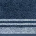 Ręcznik do rąk 30x50 cm bawełniany kolor granatowy z ozdobną bordiurą 500 g/m2 MERY