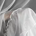 Firana biała z tkaniny aden z pięcioma falbanami 140x270 cm taśma CHARLOTTE 3