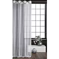 Firana gotowa ABIGAIL o strukturze delikatnej, lekko połyskującej siatki
