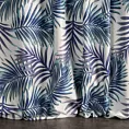Tkanina zasłonowa zaciemniająca typu blackout z motywem egzotycznych liści