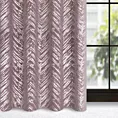 Zasłona pudrowo różowa z błyszczącym złotym nadrukiem z welwetu 140x250 cm przelotka - SARA