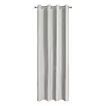 Zasłona jasnoszara z tkaniny welurowej 200x240 cm przelotka - Dora