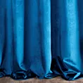 Zasłona welwetowa granatowa z połyskiem 140x250 cm przelotka - SAMANTA