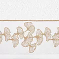 Ręcznik kąpielowy 50x90 cm bawełniany kolor biały,złoty z żakardową bordiurą 500 g/m2 BLANCA 10 Limited Collection