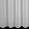 Tkanina firanowa gładka, z delikatnym deszczykiem, wykończona obciążnikiem