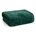 Ręcznik do rąk 30x50 cm bawełniany kolor zielony z welwetową ozdobną bordiurą 500 g/m2 MARI