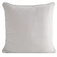 Poszewka na poduszkę 45x45 cm platynowa z szenilowej tkaniny - VANI
