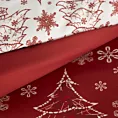 Pościel świąteczna 220x200 cm, kolor czerwony, biały RUBI