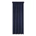 Zasłona granatowa z tkaniny welurowej 360x280 cm taśma - Dora