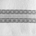 Ręcznik do rąk 70X140 cm bawełniany kolor biały z żakardową bordiurą 500 g/m2 MALIKA