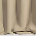 Zasłona beżowa z tkaniny typu dimout 140x250 cm przelotka - NERISA