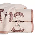 Ręcznik kąpielowy dziecięcy 70x140 cm bawełniany kolor różowy 450 g/m2 BABY 68