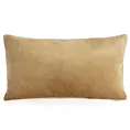Poduszka 30 x 50 cm welwetowa miodowa z kontrastującą lamówką GAJA 3