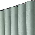 Zasłona miętowa z tkaniny welurowej 50x240 cm szerokość po zmarszczeniu fala 1:1,5 Dora