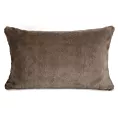 Poszewka na poduszkę 30x50 cm beżowa z miękkiej futrzanej tkaniny NINA