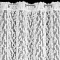 Zasłona biała zdobiona wzorem designerskim 140x250 przelotka - VICTORIA - Eva Minge
