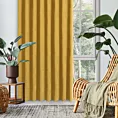 Zasłona musztardowa z tkaniny welurowej 360x280 cm taśma - Dora