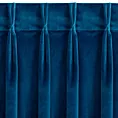 Zasłona granatowa z welwetowej tkaniny 125x270 cm (wymiar podany na gotowo) system flex - MELANIE