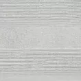 Ręcznik kąpielowy 50x90 cm bawełniany kolor srebrny z welurową bordiurą 500 g/m2 EMMA