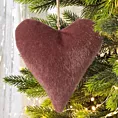 Ozdoba świąteczna GRAS miękkie serduszko z futerka