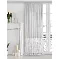 Firana biała z markizety z pięcioma falbanami 400x270 cm taśma CHARLOTTE 2