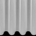 Firana szyta na taśmie 5 cm biała półprzezroczysta, matowa, z tkaniny typu batyst o niestandardowej wysokości 340cm, wykończona obciążnikiem