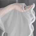 Firana biała z gładkiej mikrosiateczki z lekkim połyskiem 300x145 cm przelotka LIZ 1