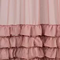 Firana różowa z falbanami 140x250 cm taśma DOLLY DIVA LINE